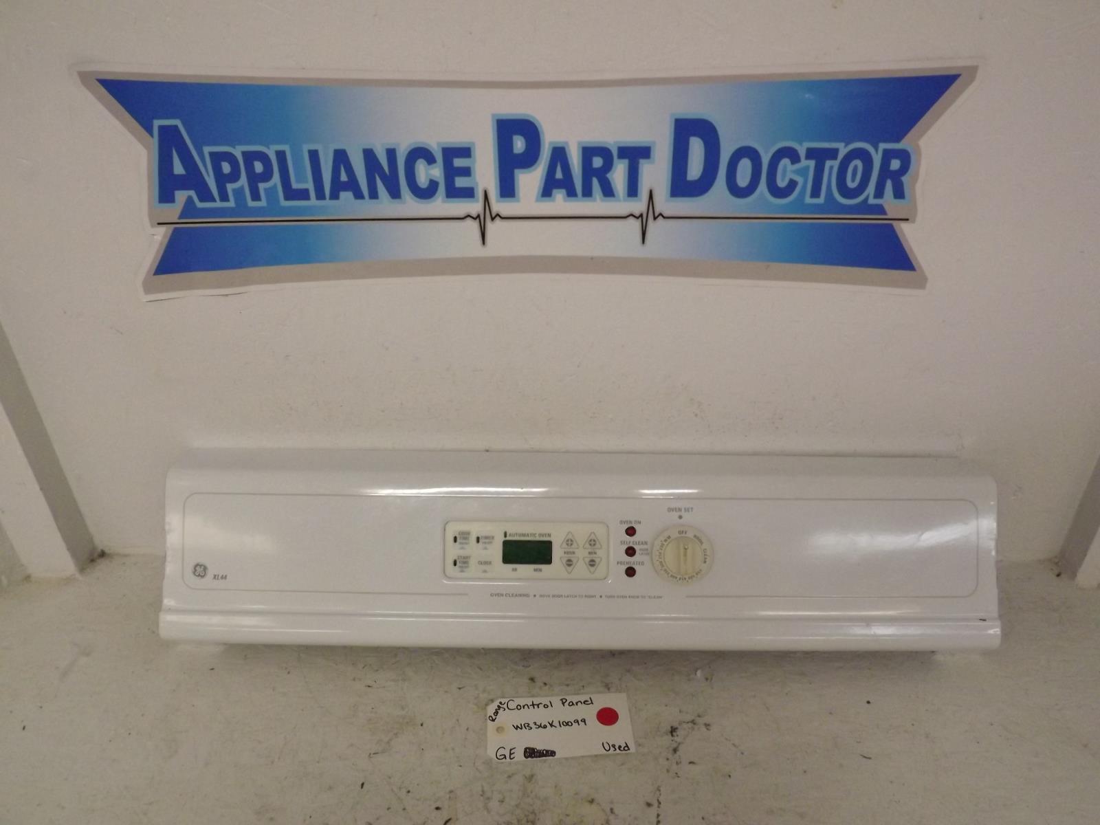GE Range WB36K10099 Control Panel Used GE Range WB36K10099 Control Panel Used